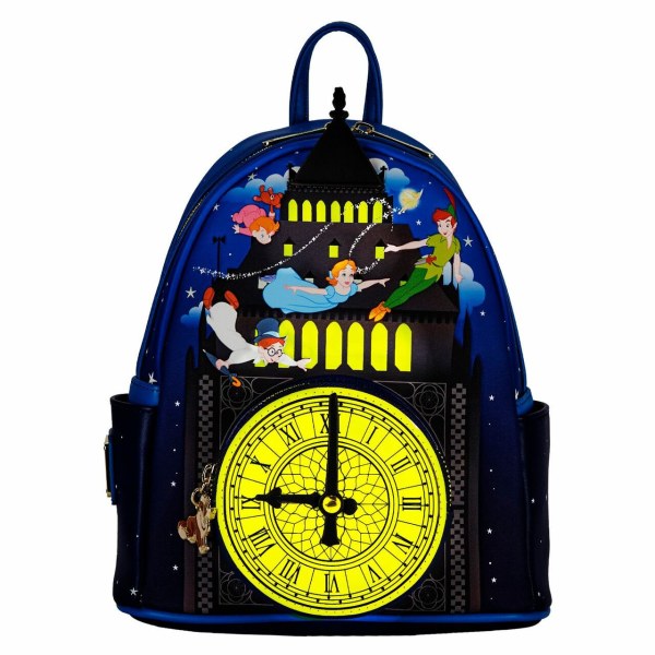 MINI MOCHILA RELOJ BRILLANTE PETER PAN - DISNEY LOUNGEFLY
