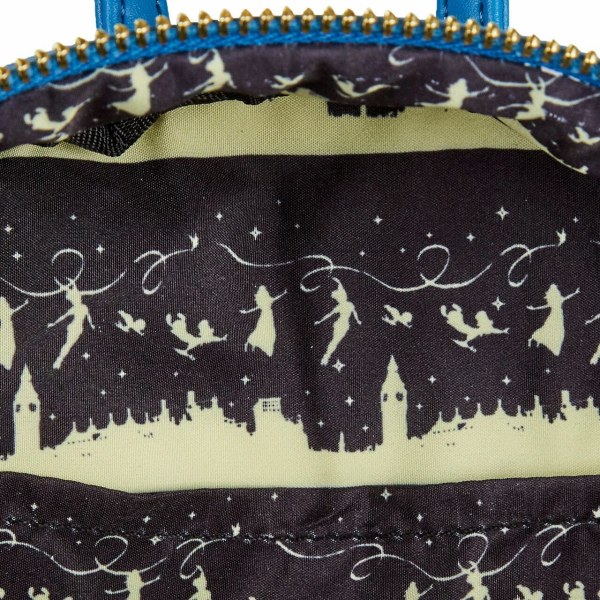 MINI MOCHILA RELOJ BRILLANTE PETER PAN - DISNEY LOUNGEFLY