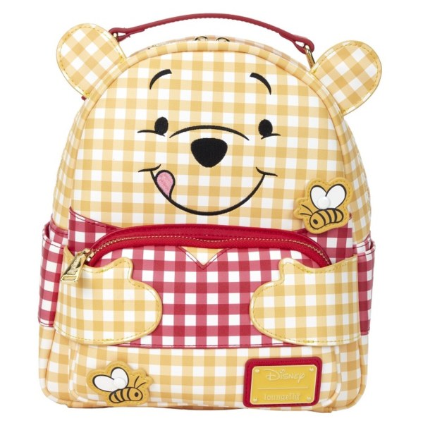MINI MOCHILA WINNIE THE POOH GINGHAM - DISNEY LOUNGEFLY