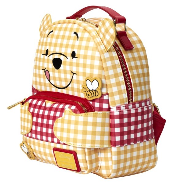 MINI MOCHILA WINNIE THE POOH GINGHAM - DISNEY LOUNGEFLY