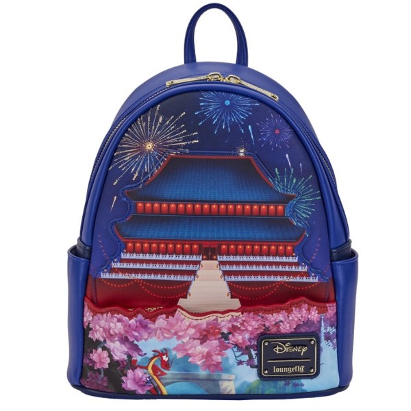 MINI MOCHILA MOCHILA MULÁN SERIE CASTILLO - DISNEY LOUNGEFLY