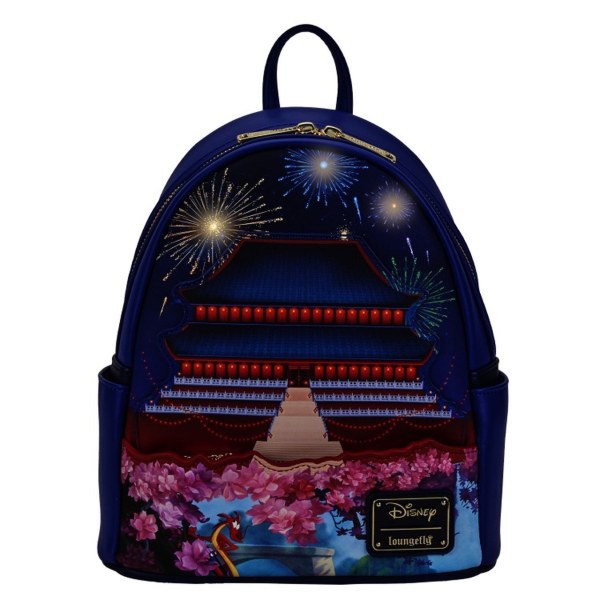 MINI MOCHILA MOCHILA MULÁN SERIE CASTILLO - DISNEY LOUNGEFLY