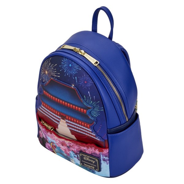 MINI MOCHILA MOCHILA MULÁN SERIE CASTILLO - DISNEY LOUNGEFLY