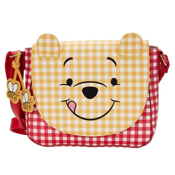 BOLSO BANDOLERA WINNIE THE POOH GINGHAM - DISNEY LOUNGEFLY