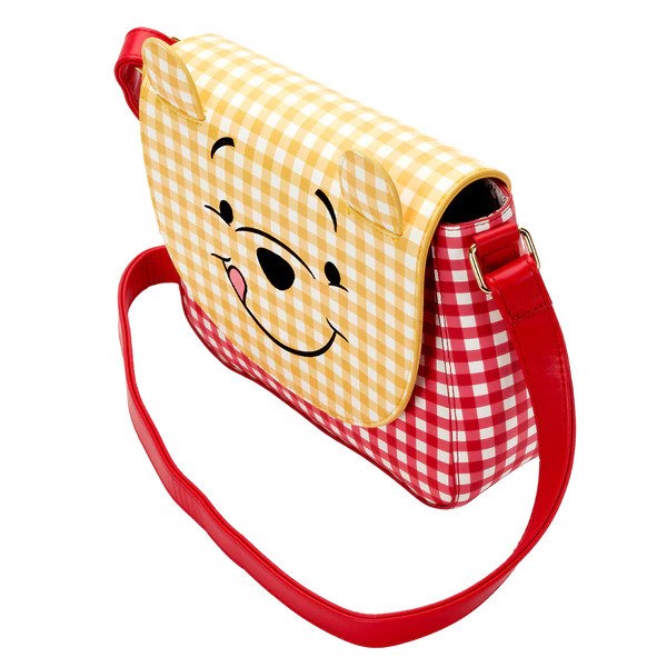 BOLSO BANDOLERA WINNIE THE POOH GINGHAM - DISNEY LOUNGEFLY
