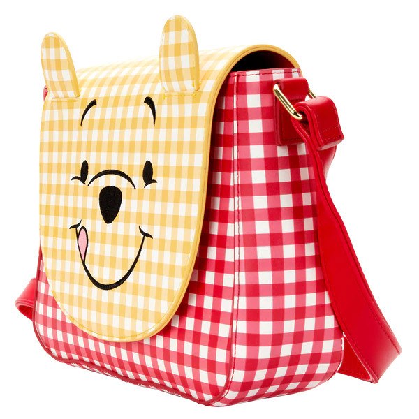 BOLSO BANDOLERA WINNIE THE POOH GINGHAM - DISNEY LOUNGEFLY