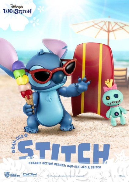 STITCH ARTICULADO - HÉROES DE ACCIÓN DINÁMICA DE DISNEY