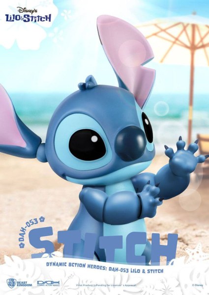 STITCH ARTICULADO - HÉROES DE ACCIÓN DINÁMICA DE DISNEY