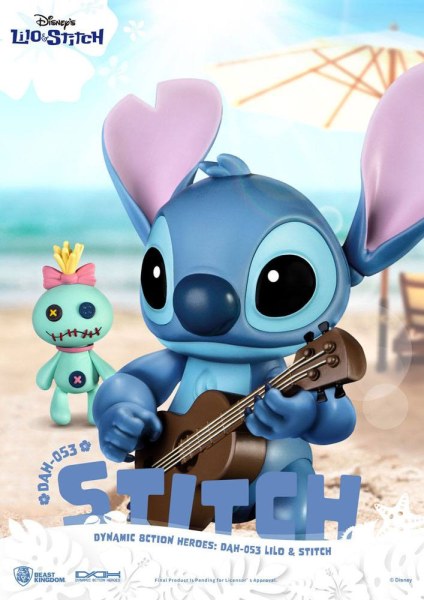 STITCH ARTICULADO - HÉROES DE ACCIÓN DINÁMICA DE DISNEY