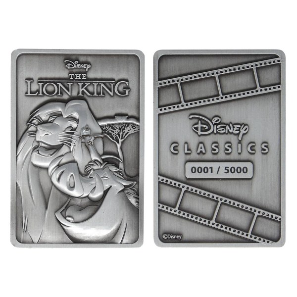 LINGOTE COLECCIONABLE EL REY LEÓN - EDICIÓN LIMITADA