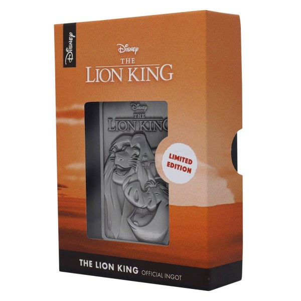 LINGOTE COLECCIONABLE EL REY LEÓN - EDICIÓN LIMITADA