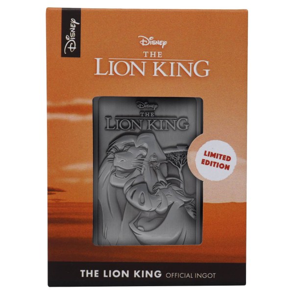LINGOTE COLECCIONABLE EL REY LEÓN - EDICIÓN LIMITADA