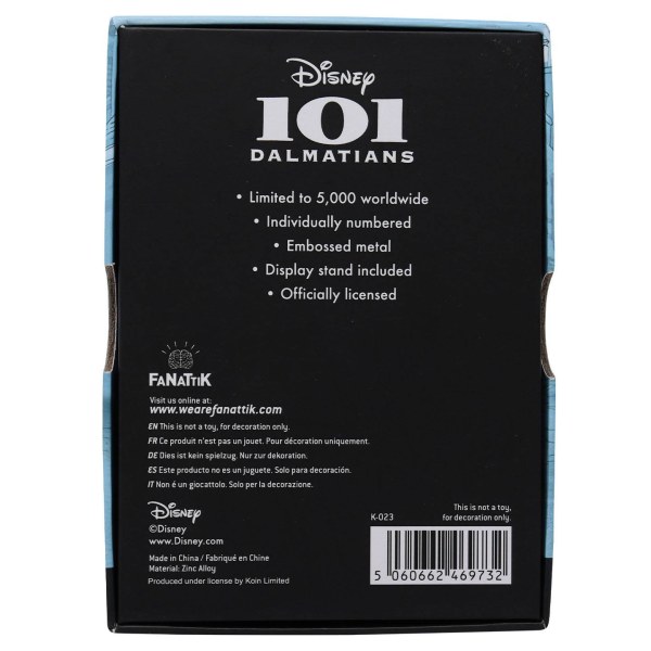 LINGOTE COLECCIONABLE 101 DÁLMATAS - EDICIÓN LIMITADA