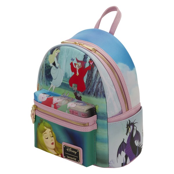MINI MOCHILA MOCHILA ESCENA DE LA BELLA DURMIENTE - DISNEY LOUNGEFLY