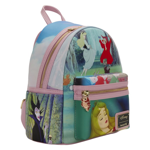 MINI MOCHILA MOCHILA ESCENA DE LA BELLA DURMIENTE - DISNEY LOUNGEFLY
