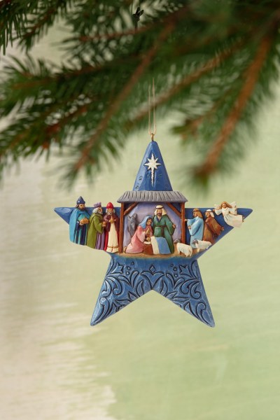 ADORNO DE ESTRELLA DEL NATIVIDAD - JIM SHORE HEARTWOOD CREEK