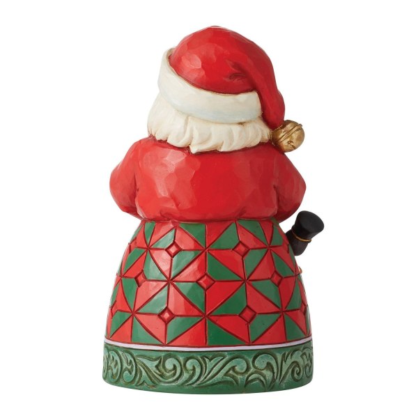 PAPÁ NOEL CON LOS BRAZOS CARGADOS DE REGALOS - JIM SHORE HEARTWOOD CREEK