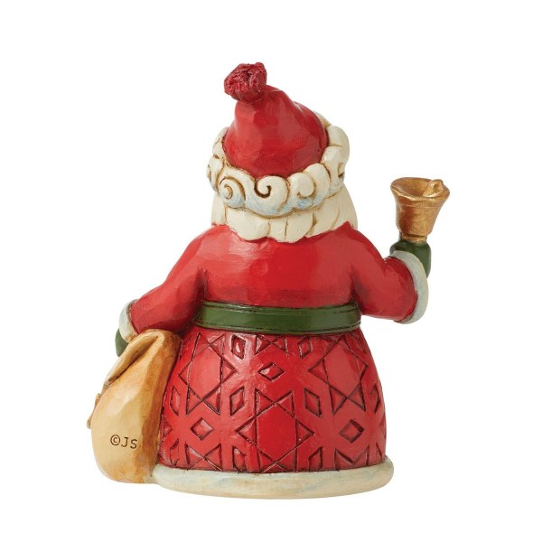 PAPÁ NOEL CON UNA CAMPANA - JIM SHORE HEARTWOOD CREEK
