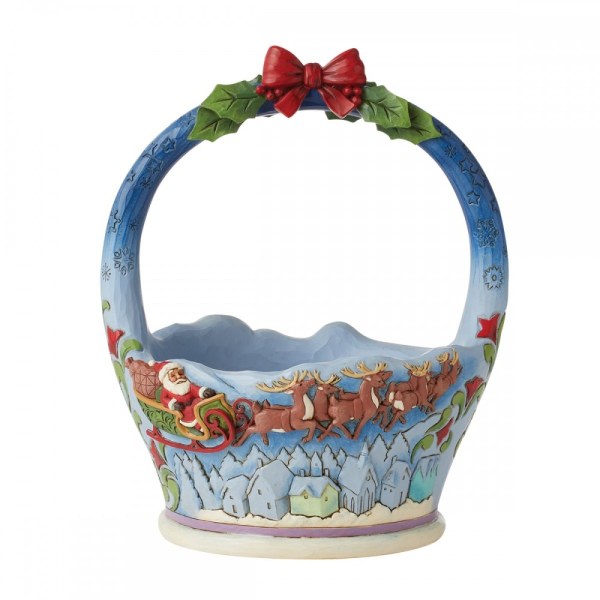 CESTA DE NAVIDAD - JIM SHORE HEARTWOOD CREEK