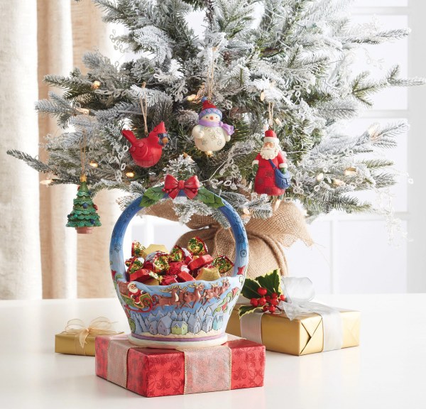 CESTA DE NAVIDAD - JIM SHORE HEARTWOOD CREEK