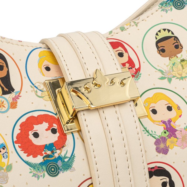 BOLSO BANDOLERA PRINCESA CÍRCULOS - DISNEY LOUNGEFLY