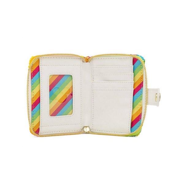 CARTERA MINNIE ARCO IRIS LENTEJUELAS - DISNEY LOUNGEFLY