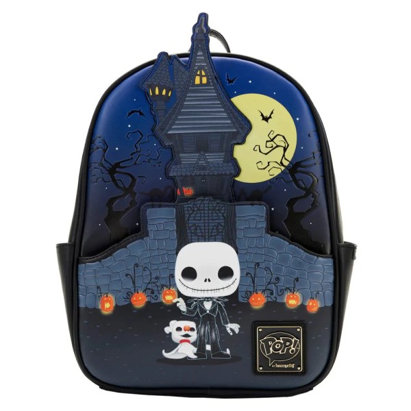 MOCHILA POP JACK SKELLINGTON MINI MOCHILA - DISNEY LOUNGEFLY