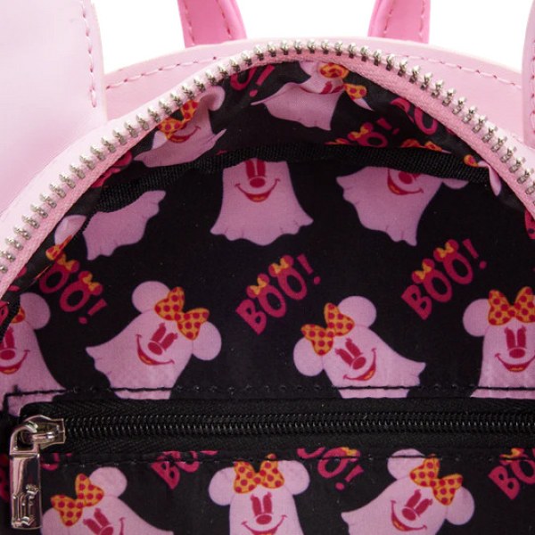 MOCHILA MINI FANTASMA MINNIE MOCHILAS ( BRILLANTE EN LA OSCURIDAD ) - DISNEY LOUNGEFLY