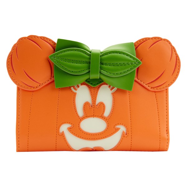 MINNIE PUMPKIN WALLET - DISNEY LOUNGEFLY