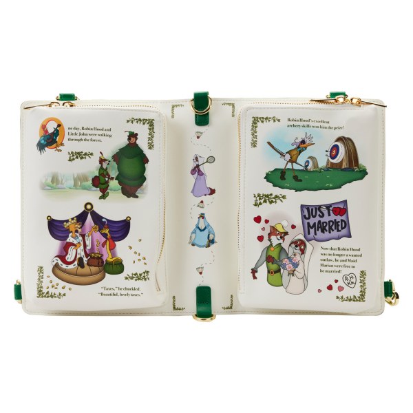 BOLSOS DE HOMBRO CONVERTIBLE ROBIN HOOD CLASSIC BOOK - DISNEY LOUNGEFLY