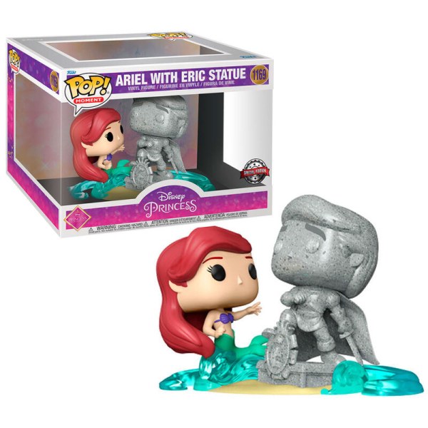¡ FUNKO POP! 1169 EDICIÓN ESPECIAL - DISNEY LA SIRENITA - ARIEL CON LA ESTATUA DE ERIC