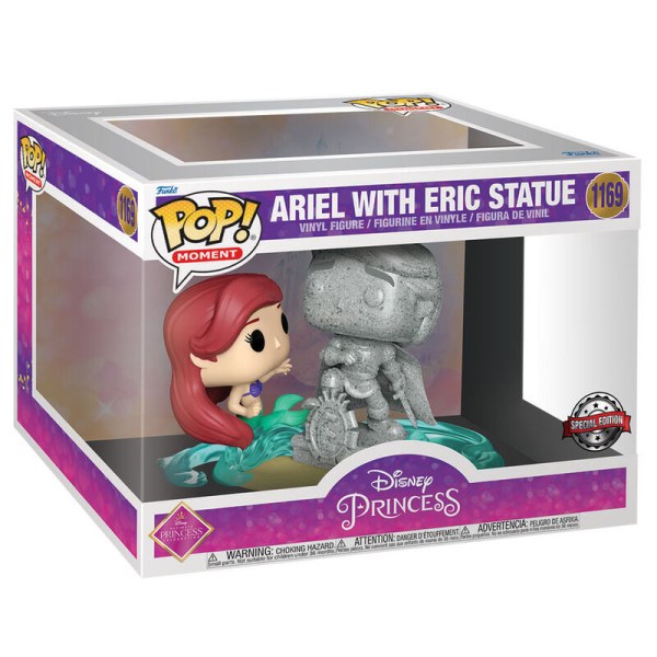 ¡ FUNKO POP! 1169 EDICIÓN ESPECIAL - DISNEY LA SIRENITA - ARIEL CON LA ESTATUA DE ERIC