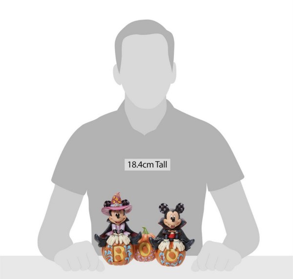MICKEY & MINNIE HALLOWEEN FOSFORESCENTE - DISNEY TRADITIONS
