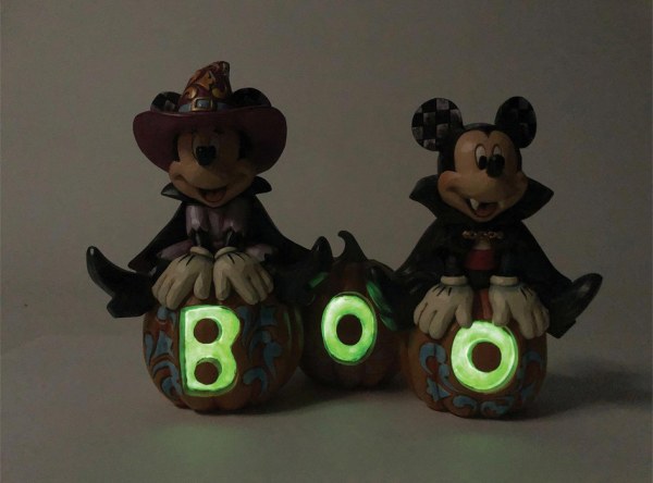 MICKEY & MINNIE HALLOWEEN FOSFORESCENTE - DISNEY TRADITIONS