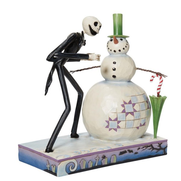 DISNEY TRADITIONS => MR JACK CON EL MUÑECO DE NIEVE - LA NIGHTMARE BEFORE CHRISTMAS