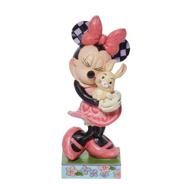 MINNIE HOLDING A RABBIT - DISNEY TRADITIONS