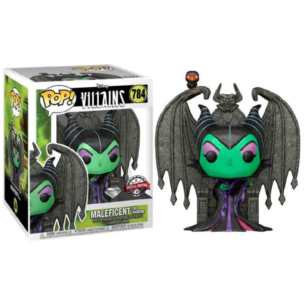 ¡ FUNKO POP! 784 - LA BELLA DURMIENTE DE DISNEY - MALÉFICA EN SU TRONO VERSIÓN DIAMANTE