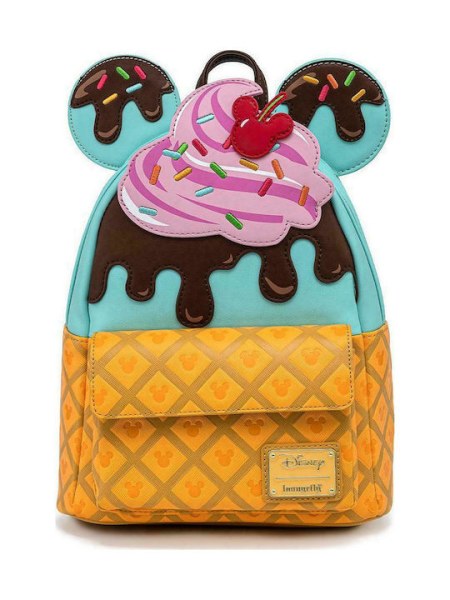 MINI MOCHILA MOCHILA DE HELADOS DE DISNEY MICKEY Y MINNIE - DISNEY LOUNGEFLY