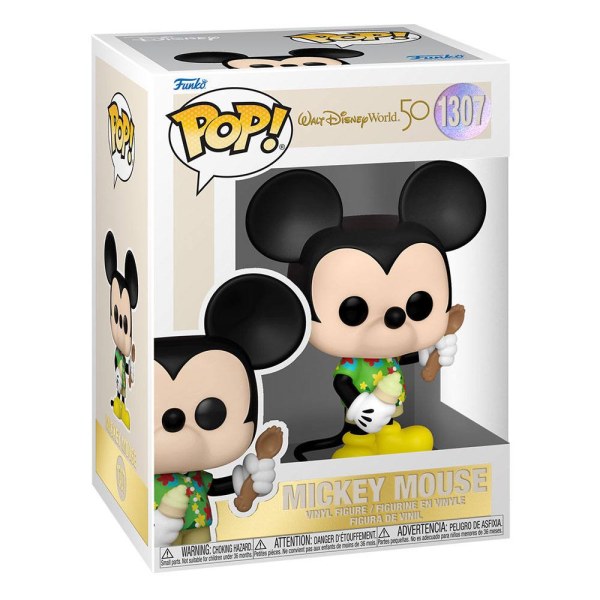 ¡ FUNKO POP! 1307 - MICKEY MOUSE WALT DISNEY WORD 50 ANIVERSARIO