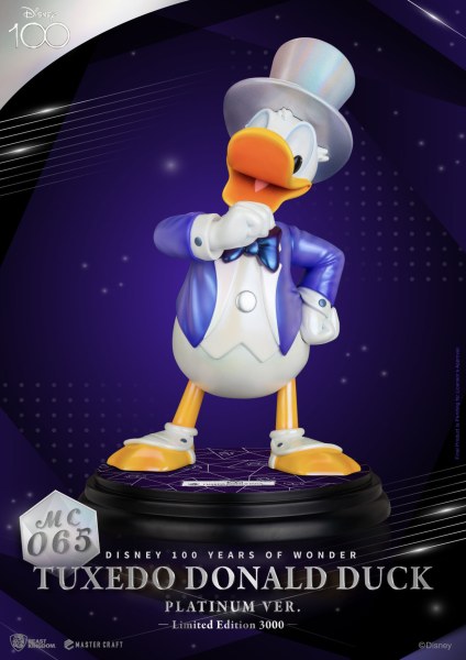 ESMOQUIN DONALD VERSION PLATINO - DISNEY MASTERCRAFT
