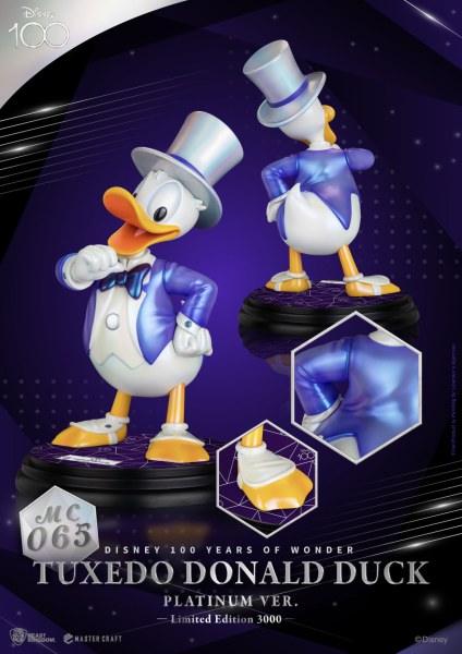 ESMOQUIN DONALD VERSION PLATINO - DISNEY MASTERCRAFT