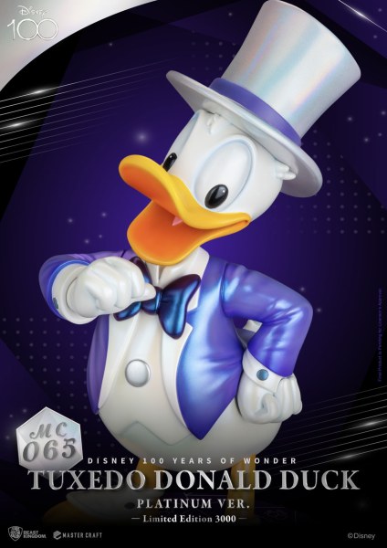 ESMOQUIN DONALD VERSION PLATINO - DISNEY MASTERCRAFT