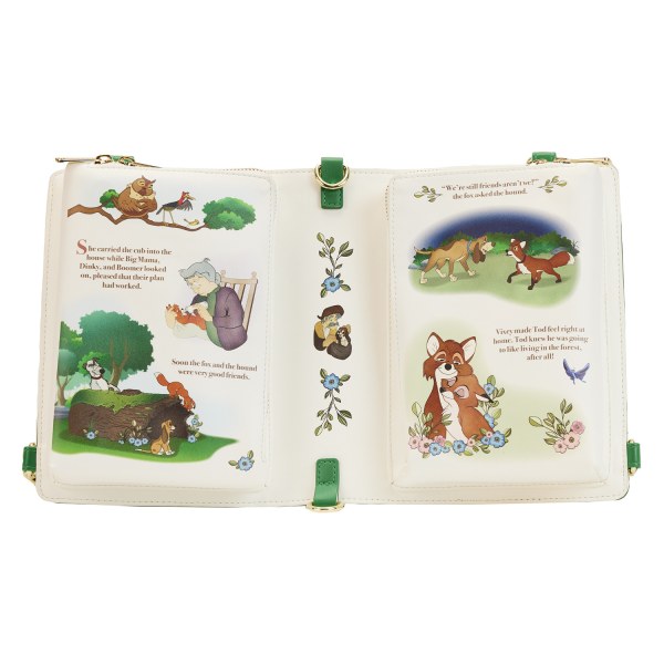 TOD Y TOBY CLÁSICO LIBRO EL BOLSOS DE HOMBRO - DISNEY LOUNGEFLY