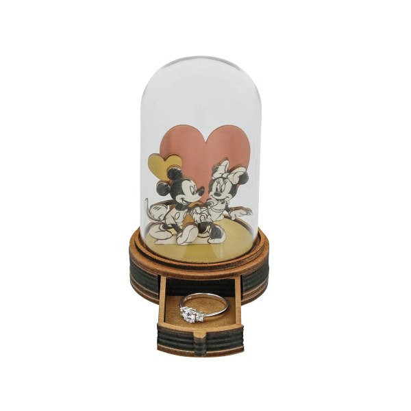 CAJÓN DE ANILLOS MICKEY Y MINNIE - DISNEY SHOWCASE