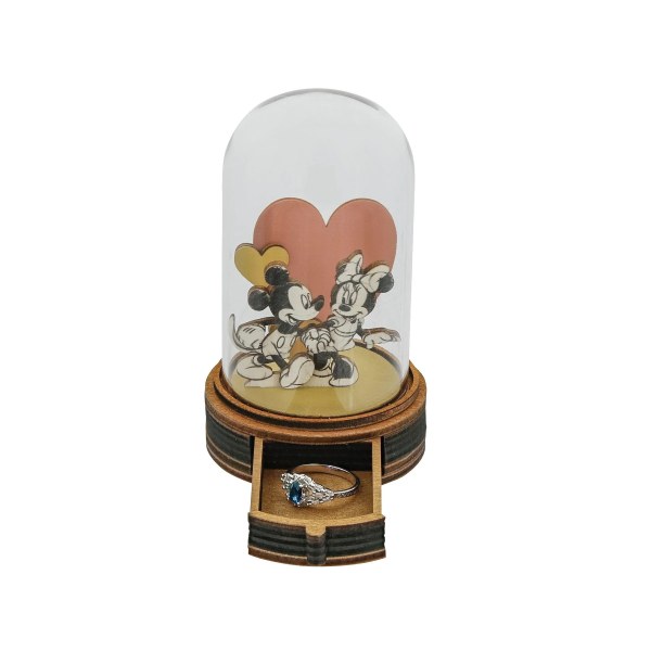 CAJÓN DE ANILLOS MICKEY Y MINNIE - DISNEY SHOWCASE