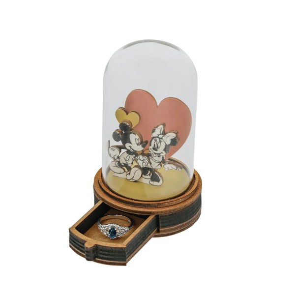 CAJÓN DE ANILLOS MICKEY Y MINNIE - DISNEY SHOWCASE