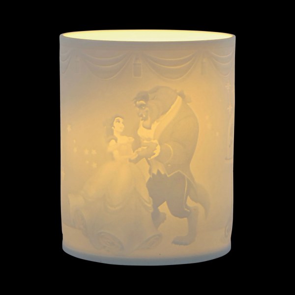 LITOFANÍA DE LA BELLA Y LA BESTIA - DISNEY SHOWCASE