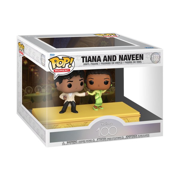 FUNKO POP! 1322 - TIANA AND NAVEEN - DISNEY'S 100TH ANNIVERSARY