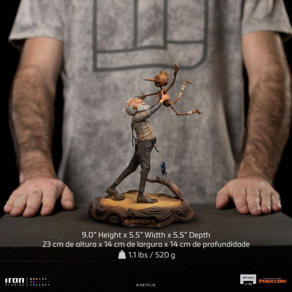 GEPPETTO Y PINOCHO ART SCALE - PINOCHO