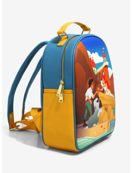 MINI MOCHILA LA SIRENITA ARIEL & ERIC EN LA PLAYA - DISNEY LOUNGEFLY